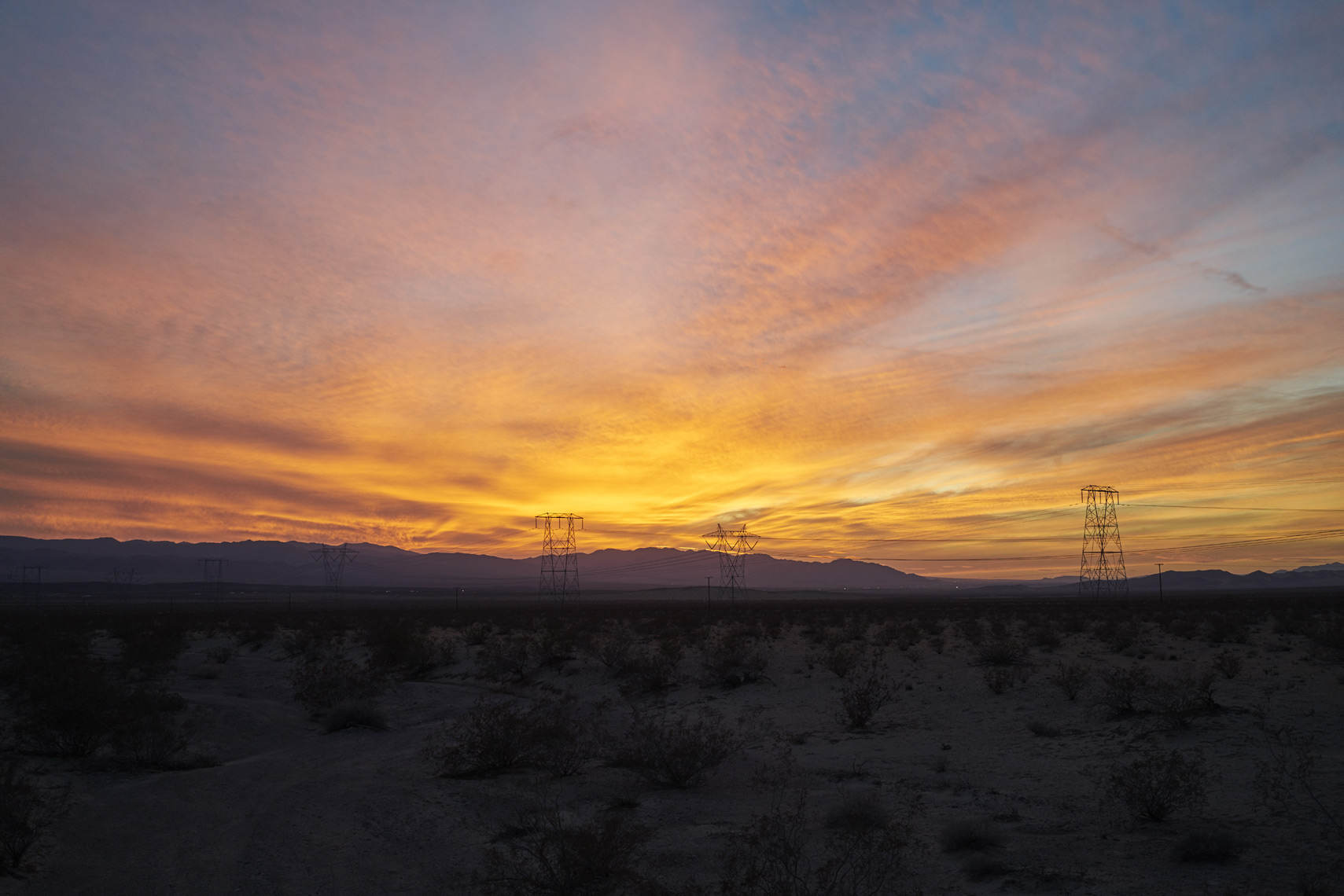 Sunset in Mojave National Preserve California Sean Dagen Photography