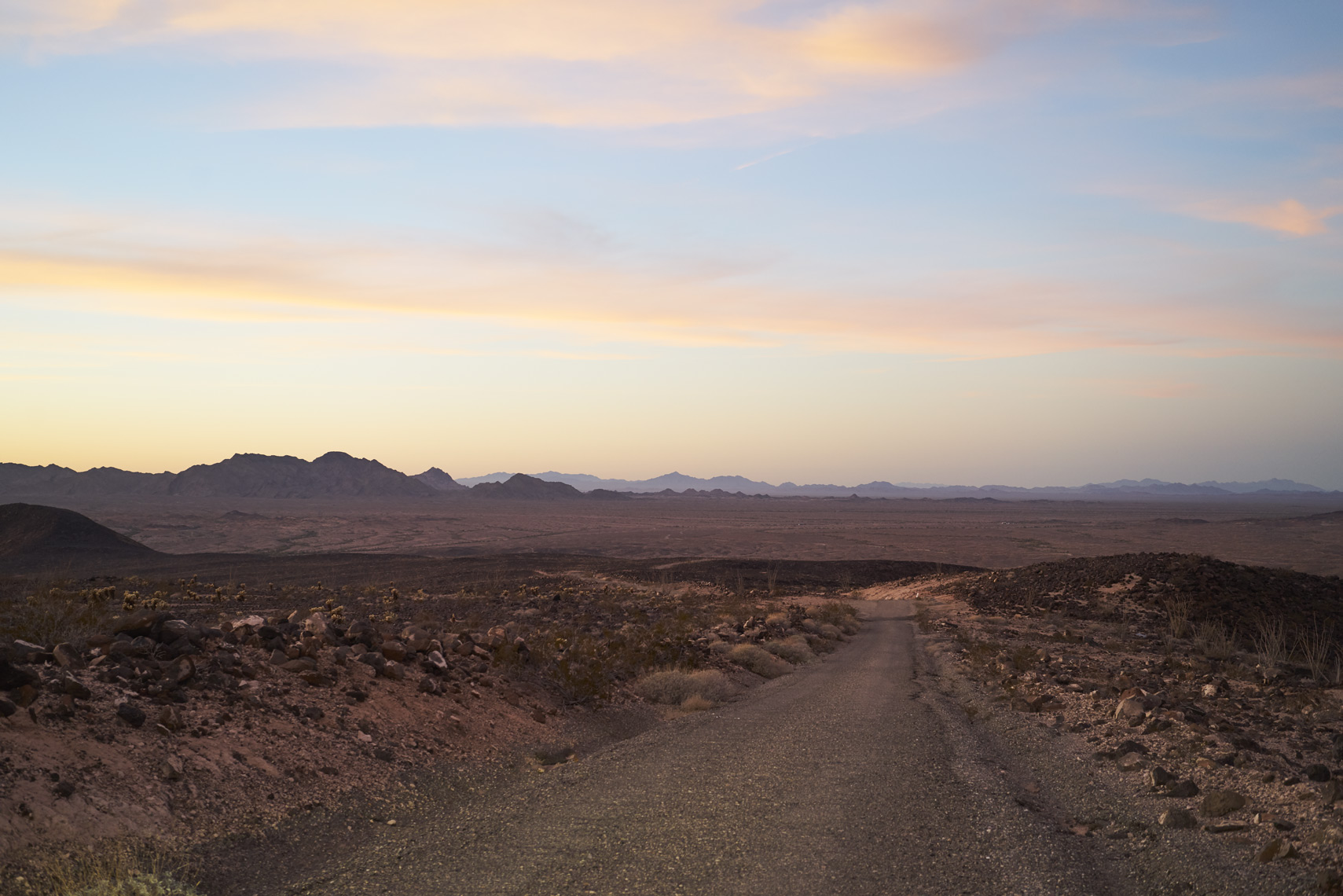 Sunset on Black Mountain Imperial Desert California Sean Dagen Photography