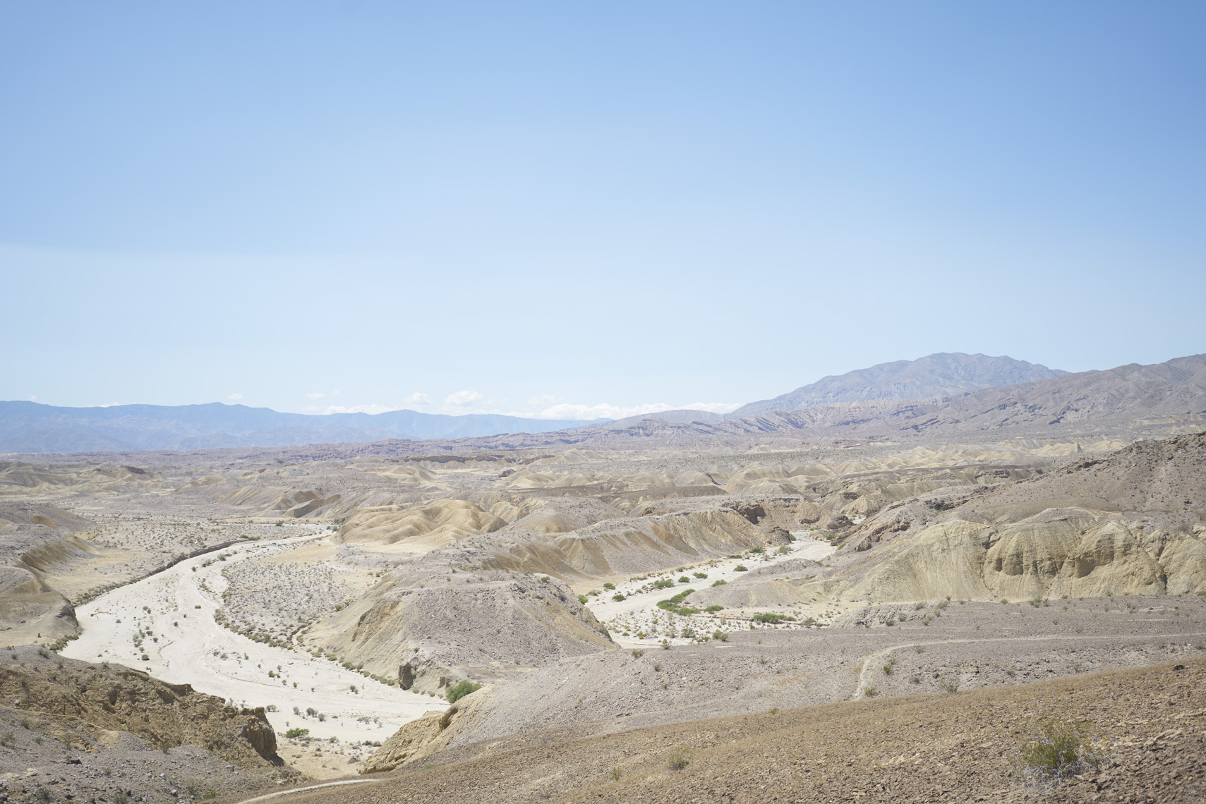 View of Fish Creek Wash Anza-Borrego State Park California Sean Dagen Photography