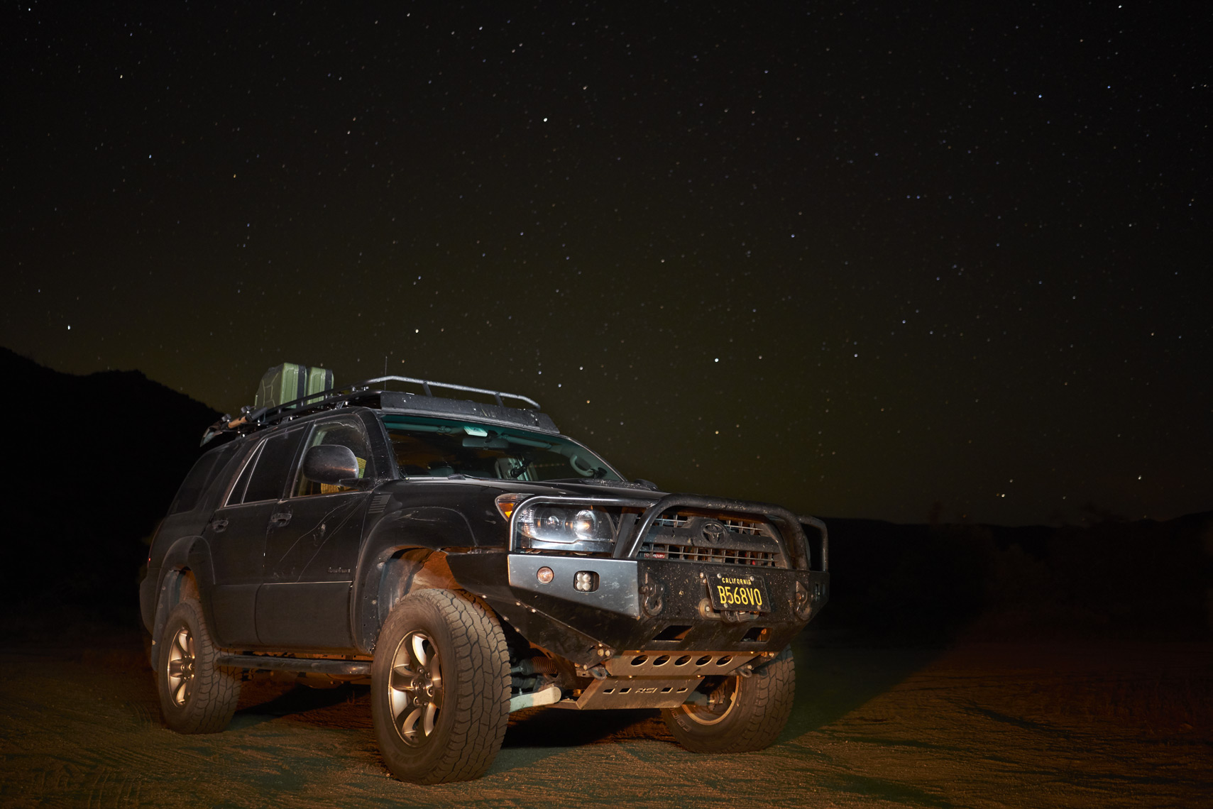4Runner amongst the stars of the cosmos in Anza-BBorrego State Park California Sean Dagen Photography